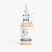 Even YOU bottle and dropper showing the true pale peach serum