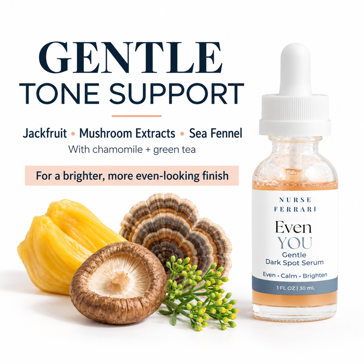 Even YOU jackfruit mushroom extracts sea fennel chamomile and green tea ingredients