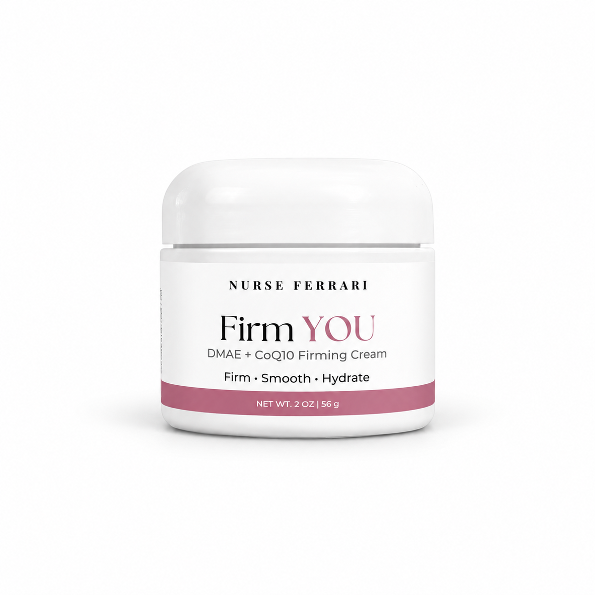 Firm YOU in current packaging on white with a soft shadow