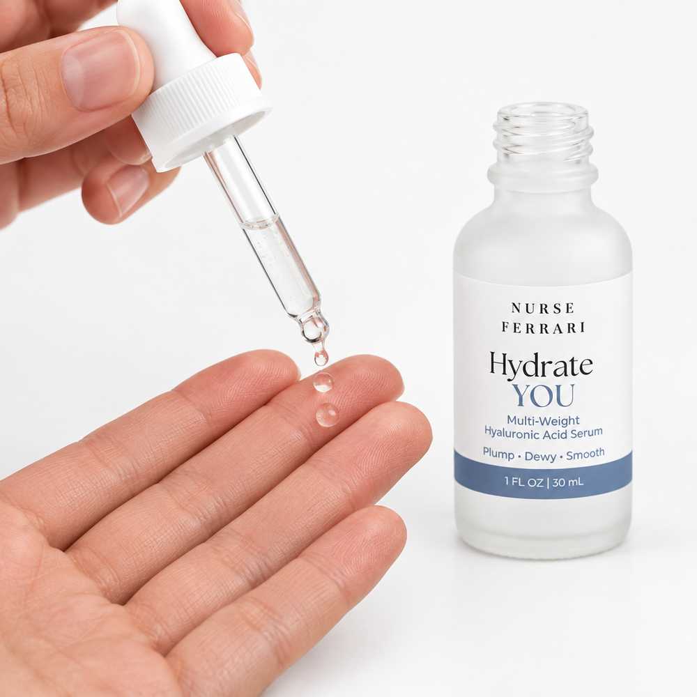Hydrate YOU serum dispensing photo