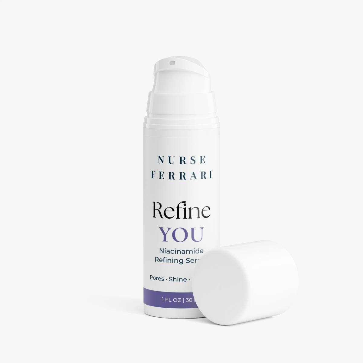 Refine YOU airless pump and cap detail