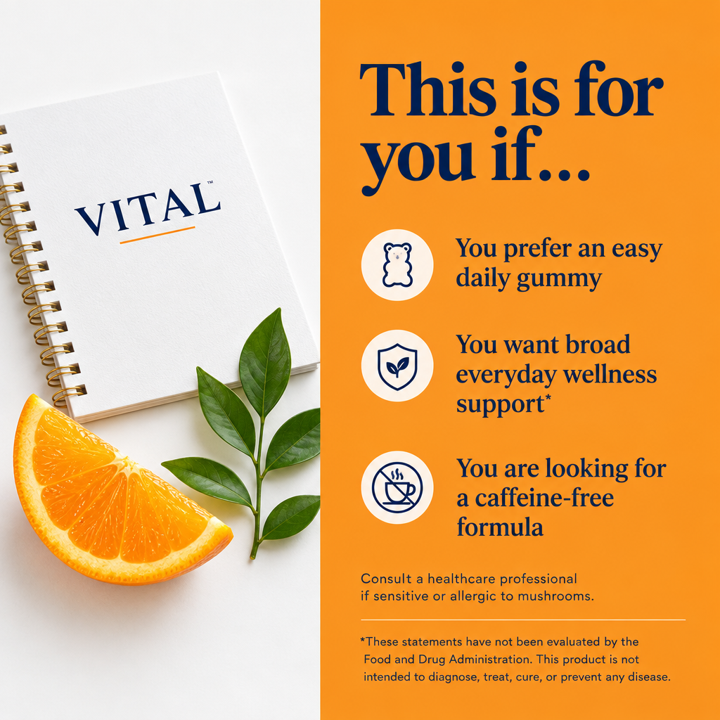 Vital, this is for you if